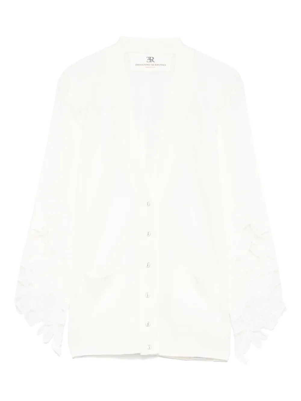 Ermanno Scervino Vest met kant Beige