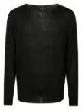 MD75 crew-neck sweater - Black