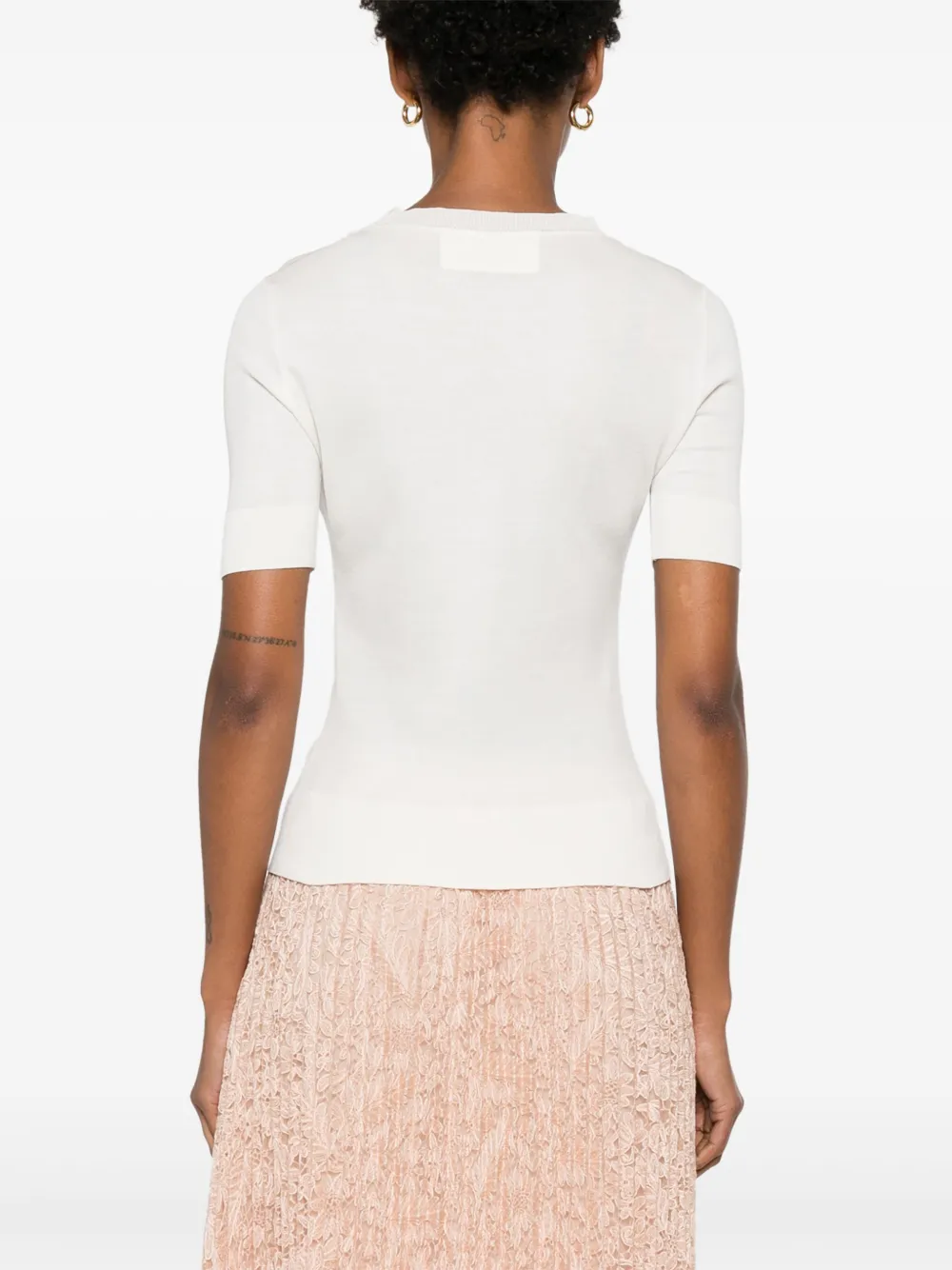 Ermanno Scervino Blouse met kant Wit