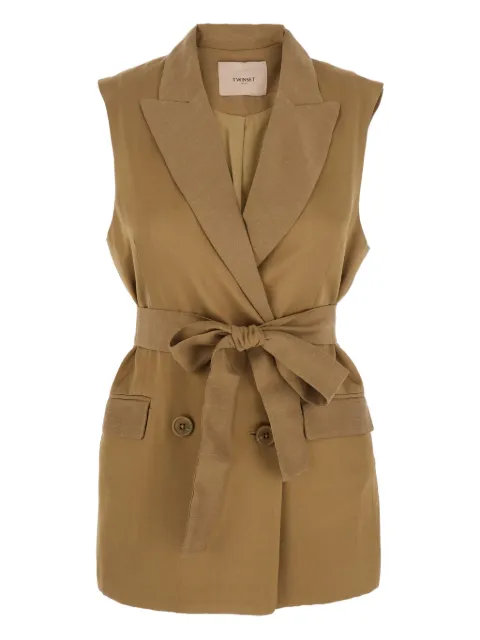 TWINSET blazer con cinturón