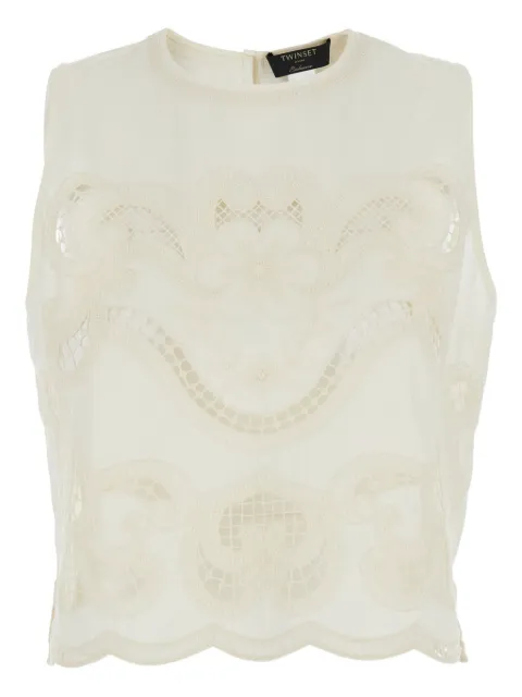 TWINSET broderie-anglaise blouse