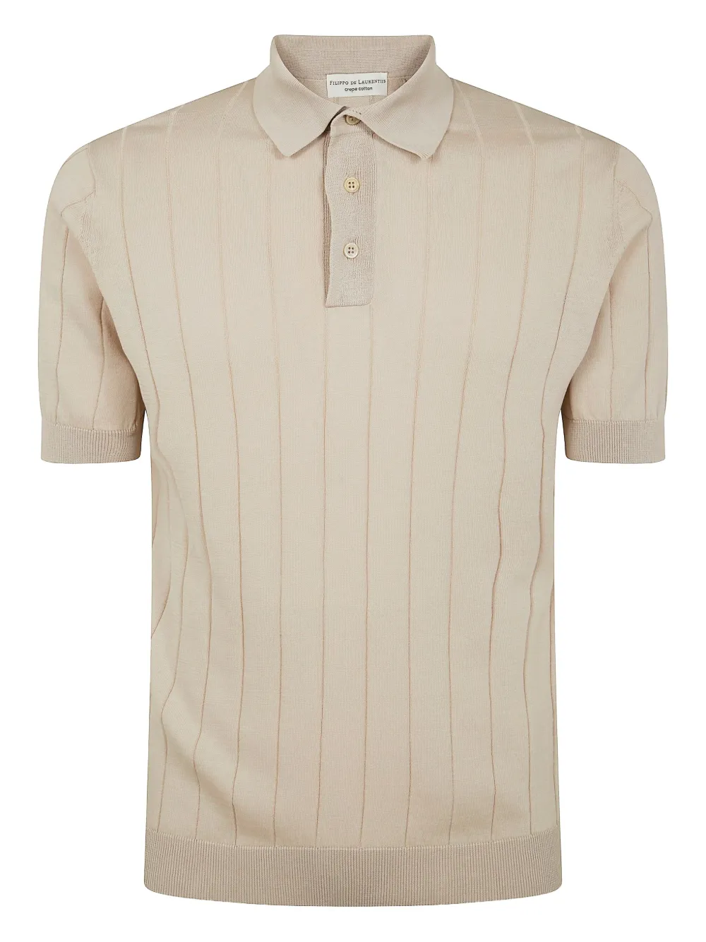 knitted polo shirt
