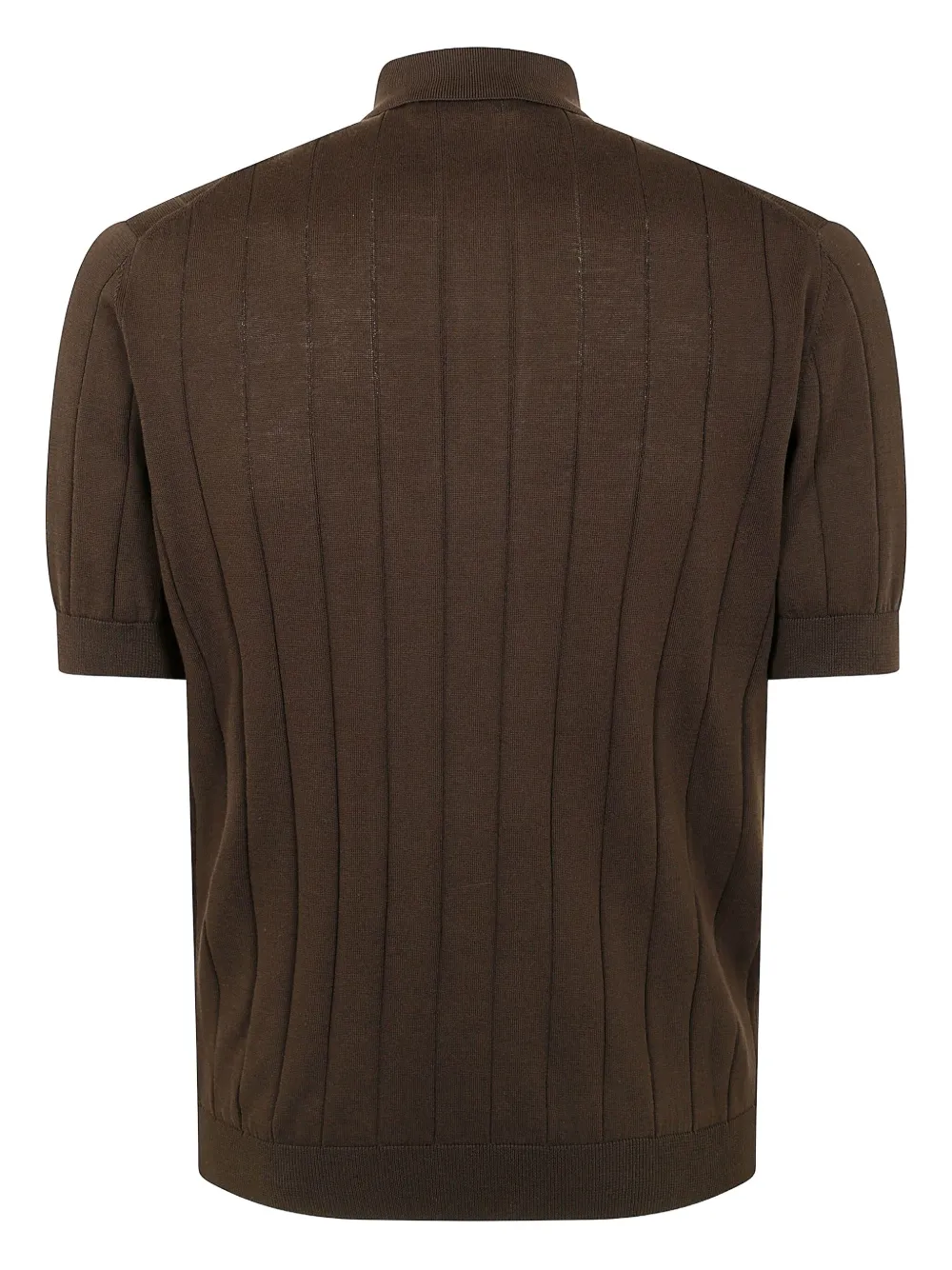 Filippo De Laurentiis knitted polo shirt - Bruin