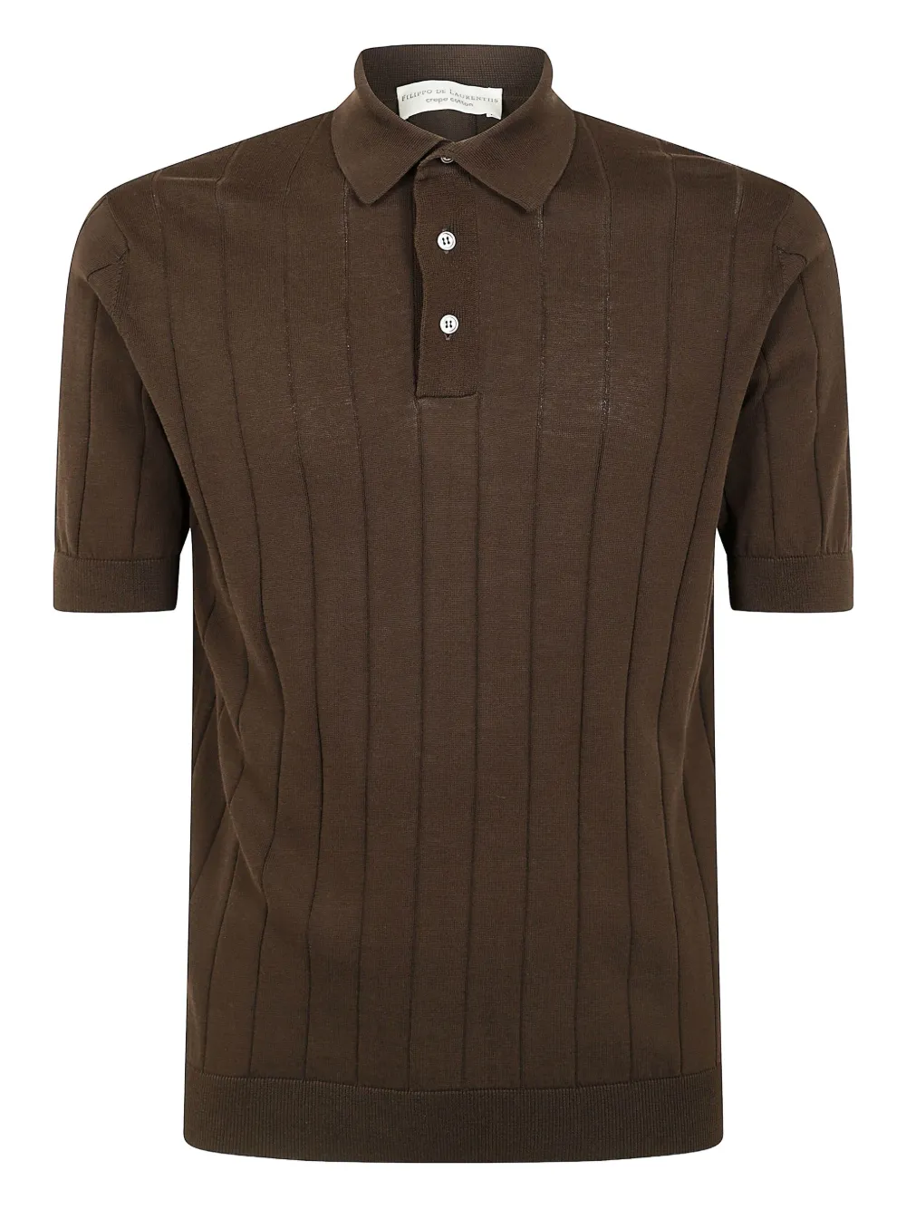 knitted polo shirt