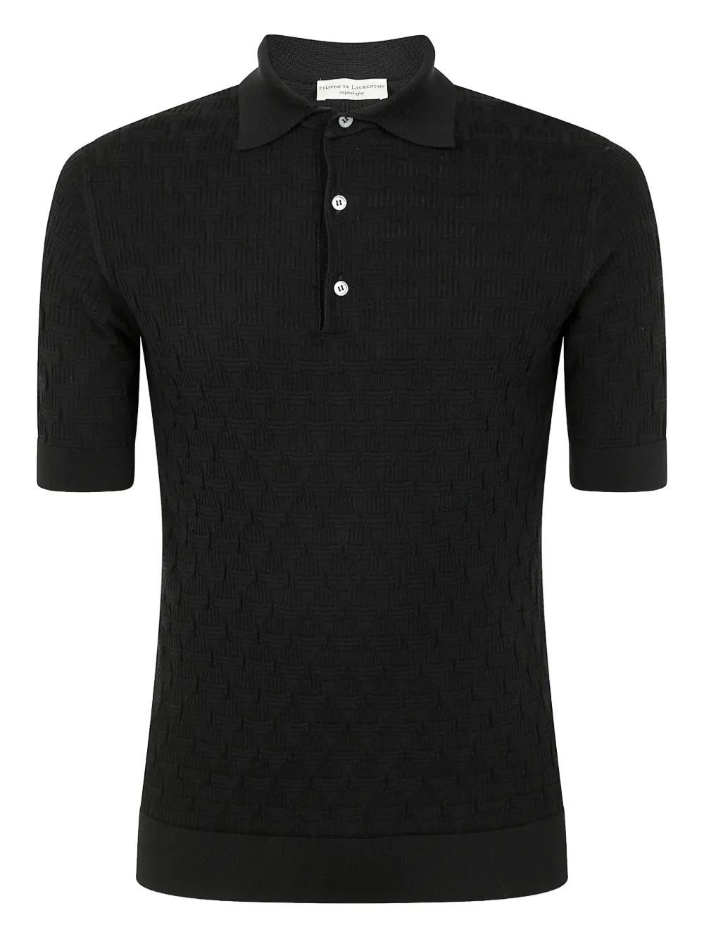 knitted polo shirt