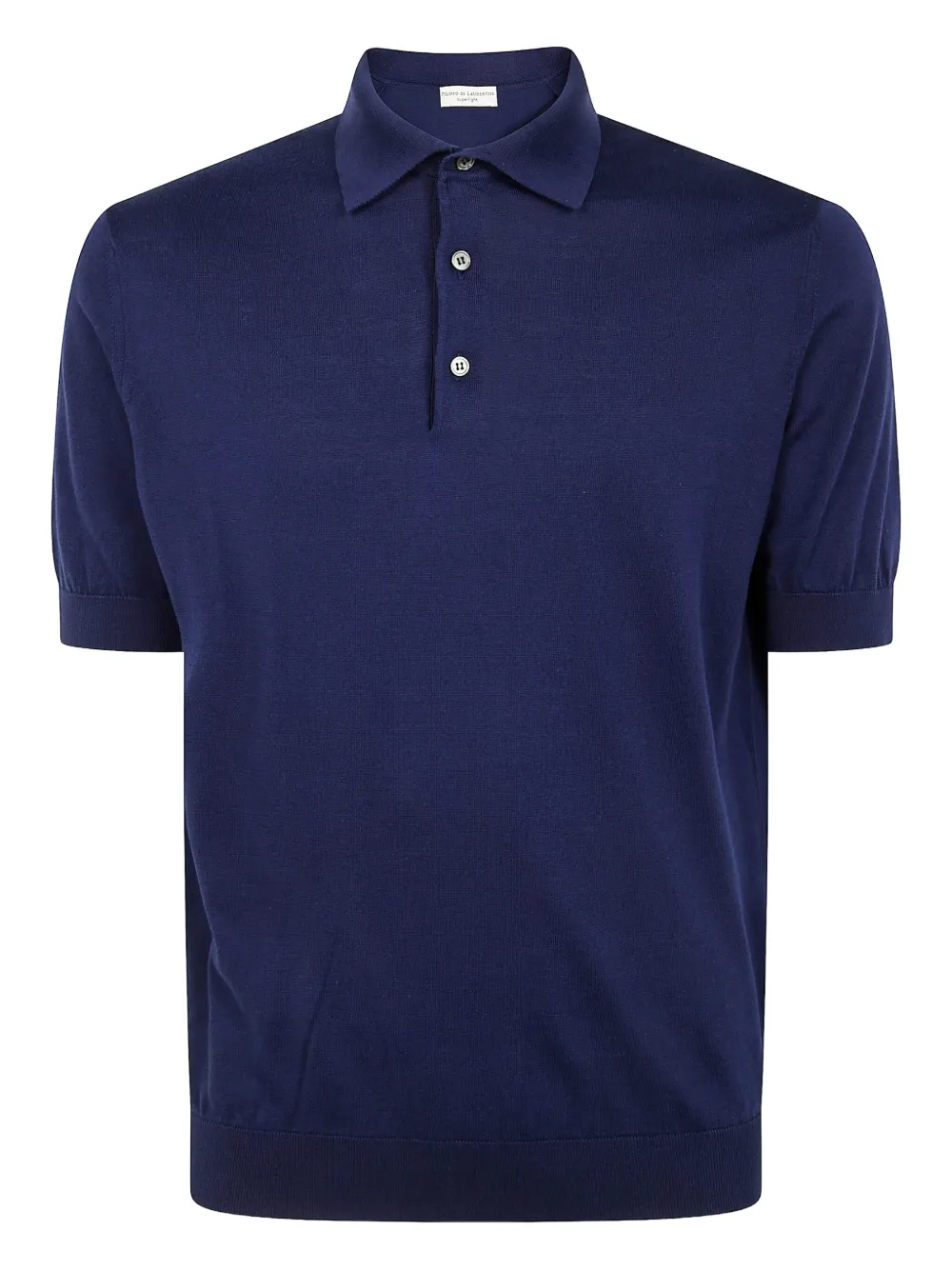 Filippo De Laurentiis playera tipo polo tejida | azul | Image 1