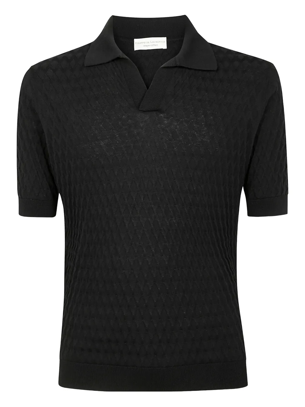 Filippo De Laurentiis Gebreid T-shirt Zwart