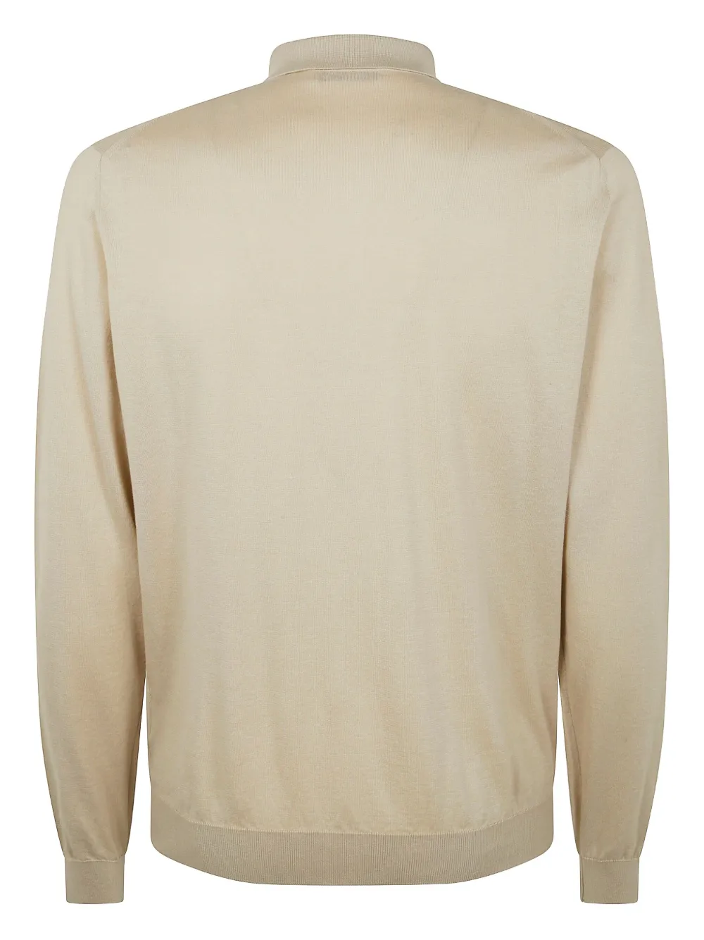 Filippo De Laurentiis long-sleeve polo shirt - Beige
