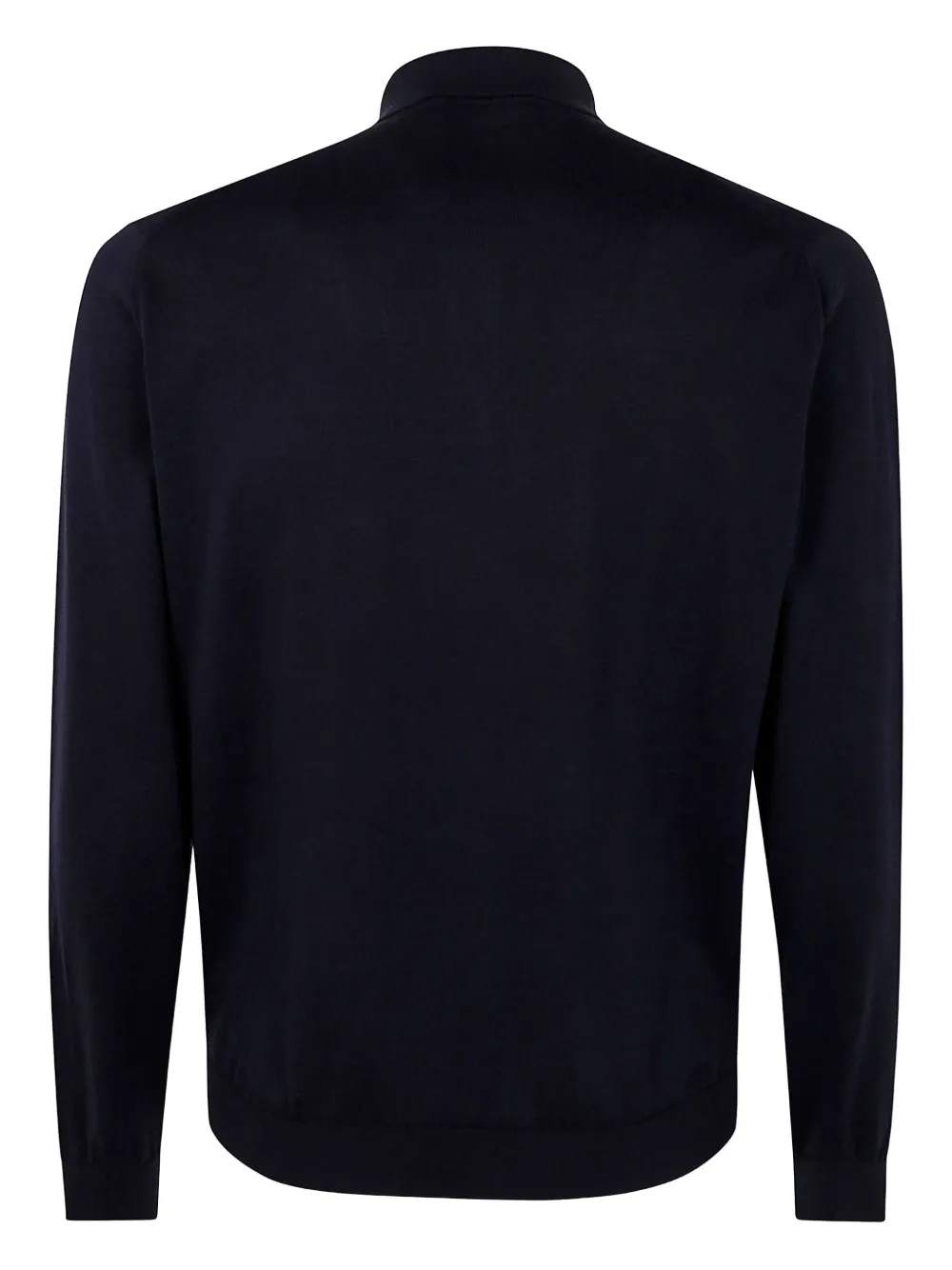 Filippo De Laurentiis long-sleeve polo shirt - Zwart