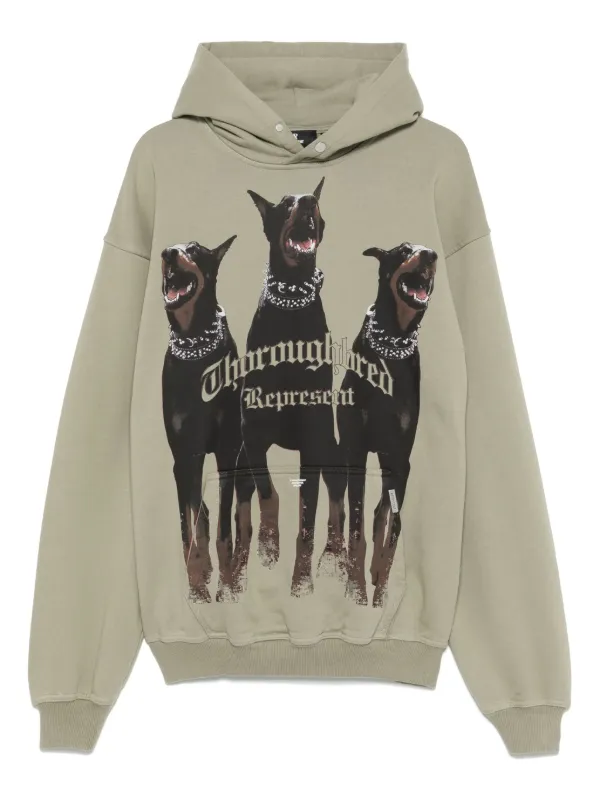 Represent Represent Thoroughbred Hoodie | Green | FARFETCH
