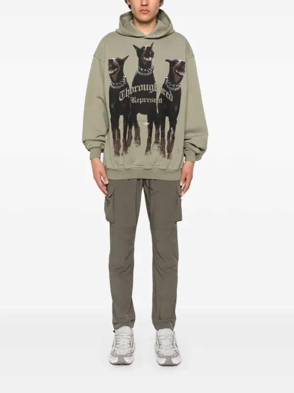 Represent Represent Thoroughbred Hoodie | Green | FARFETCH