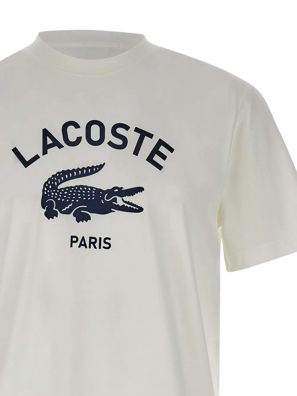 Lacoste Katoenen T-shirt Wit