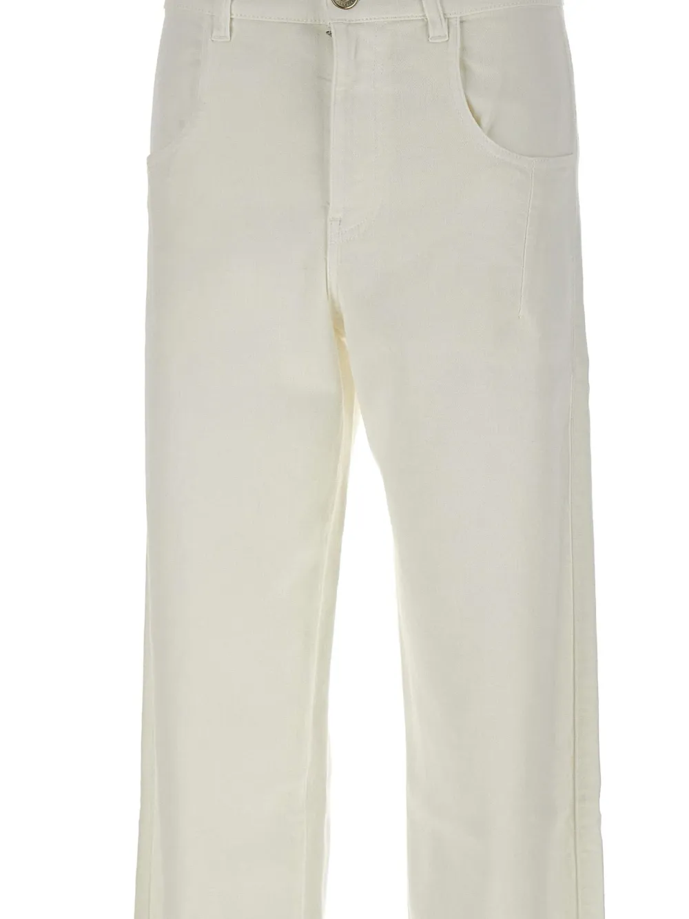 Shop Eleventy Stretch-cotton Jeans