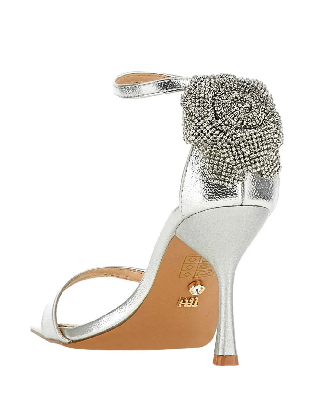 TWENTY FOURHAITCH 90mm Madrid sandals Silver