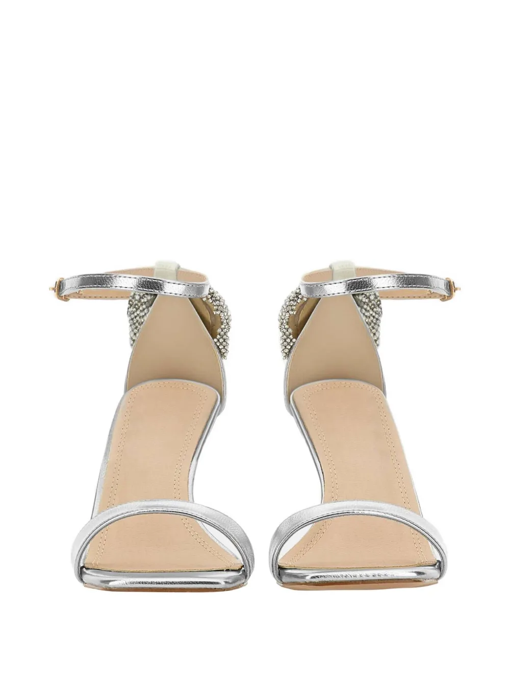 TWENTY FOURHAITCH 90mm Madrid sandals Silver