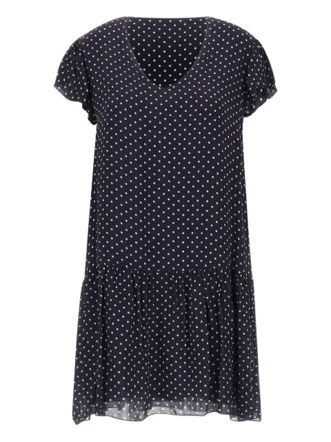 kaos polka-dot midi dress
