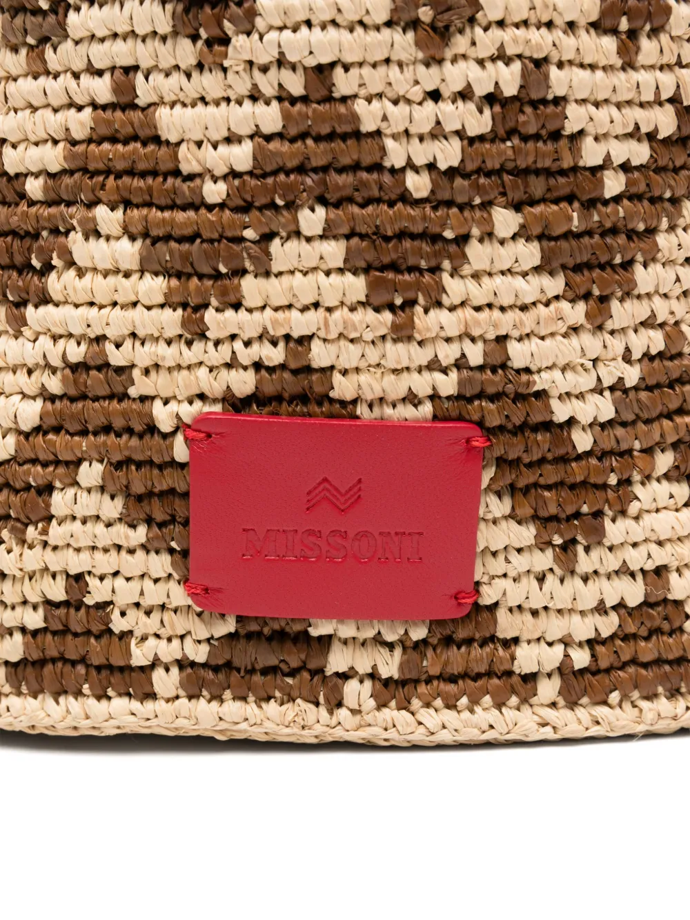 MISSONI WOVEN BUCKET BAG