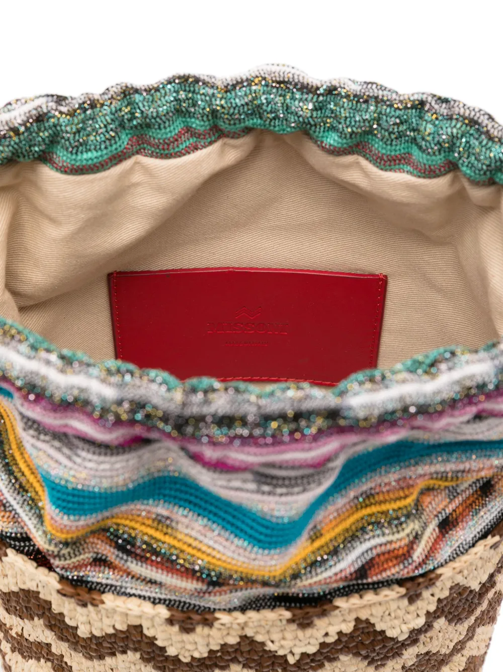 MISSONI WOVEN BUCKET BAG