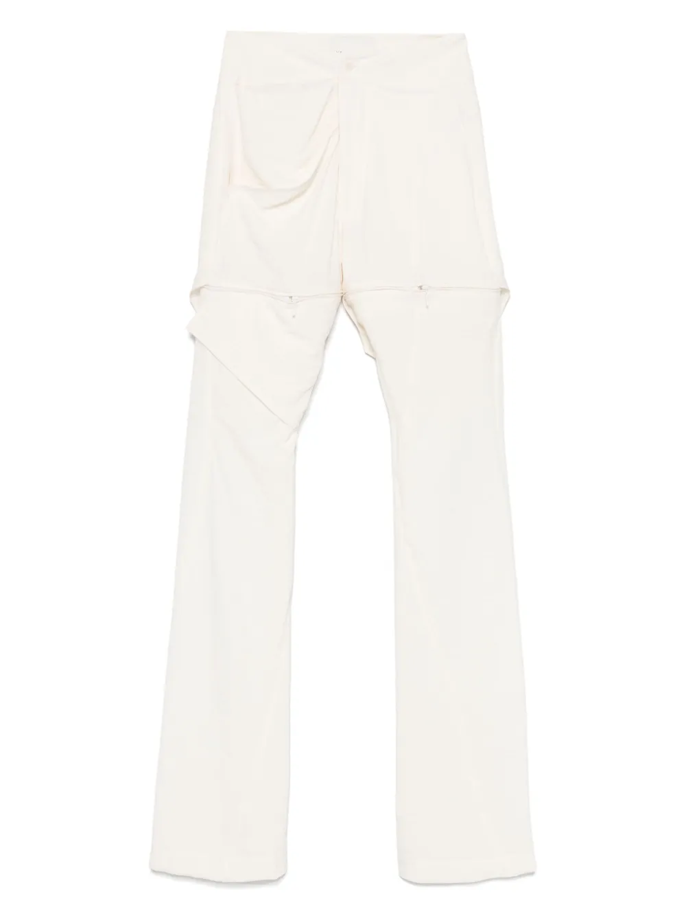 YEHUAFAN detachable-leg trousers | Neutrals | Image 1