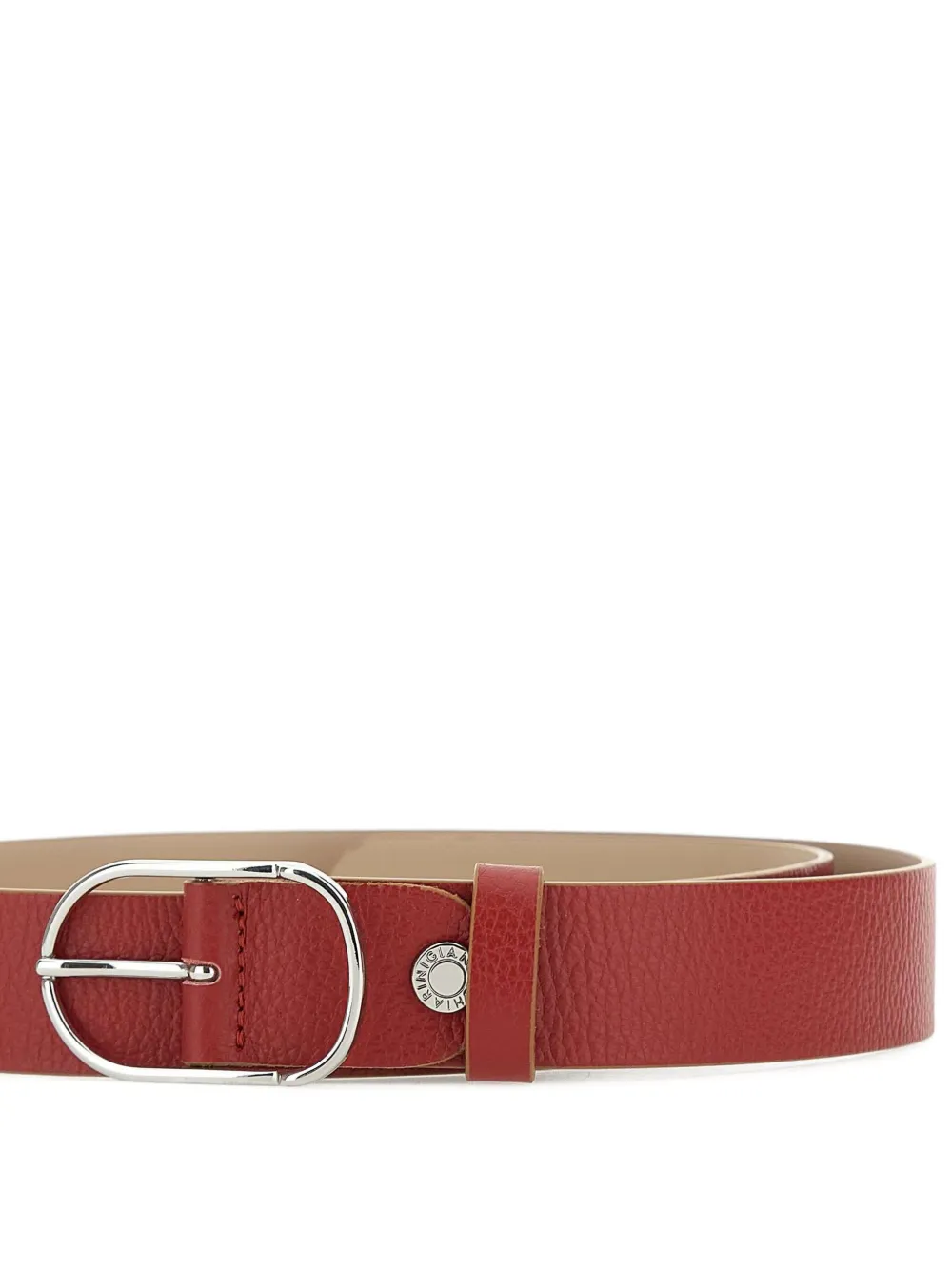 GIANNI CHIARINI Leren riem Rood