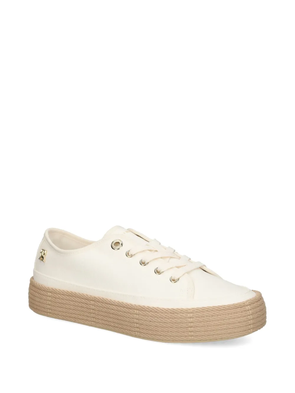 Tommy Hilfiger platform lace-up sneakers Neutrals