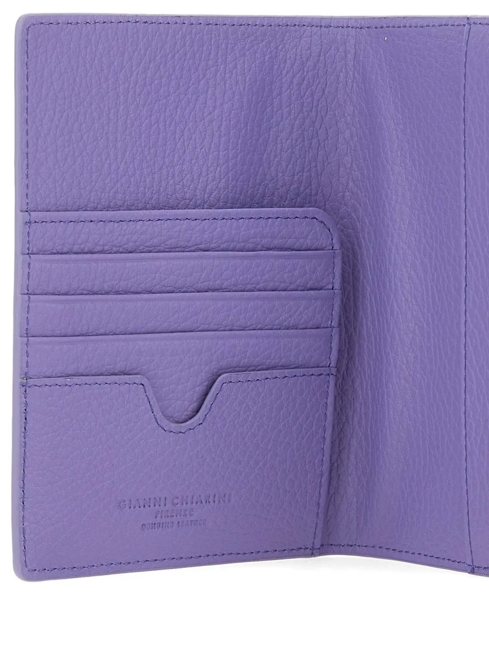GIANNI CHIARINI Leren portemonnee Paars