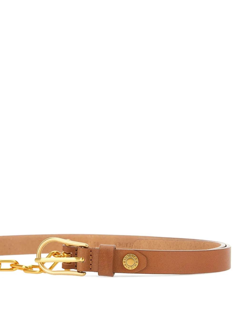 GIANNI CHIARINI Leren riem Bruin