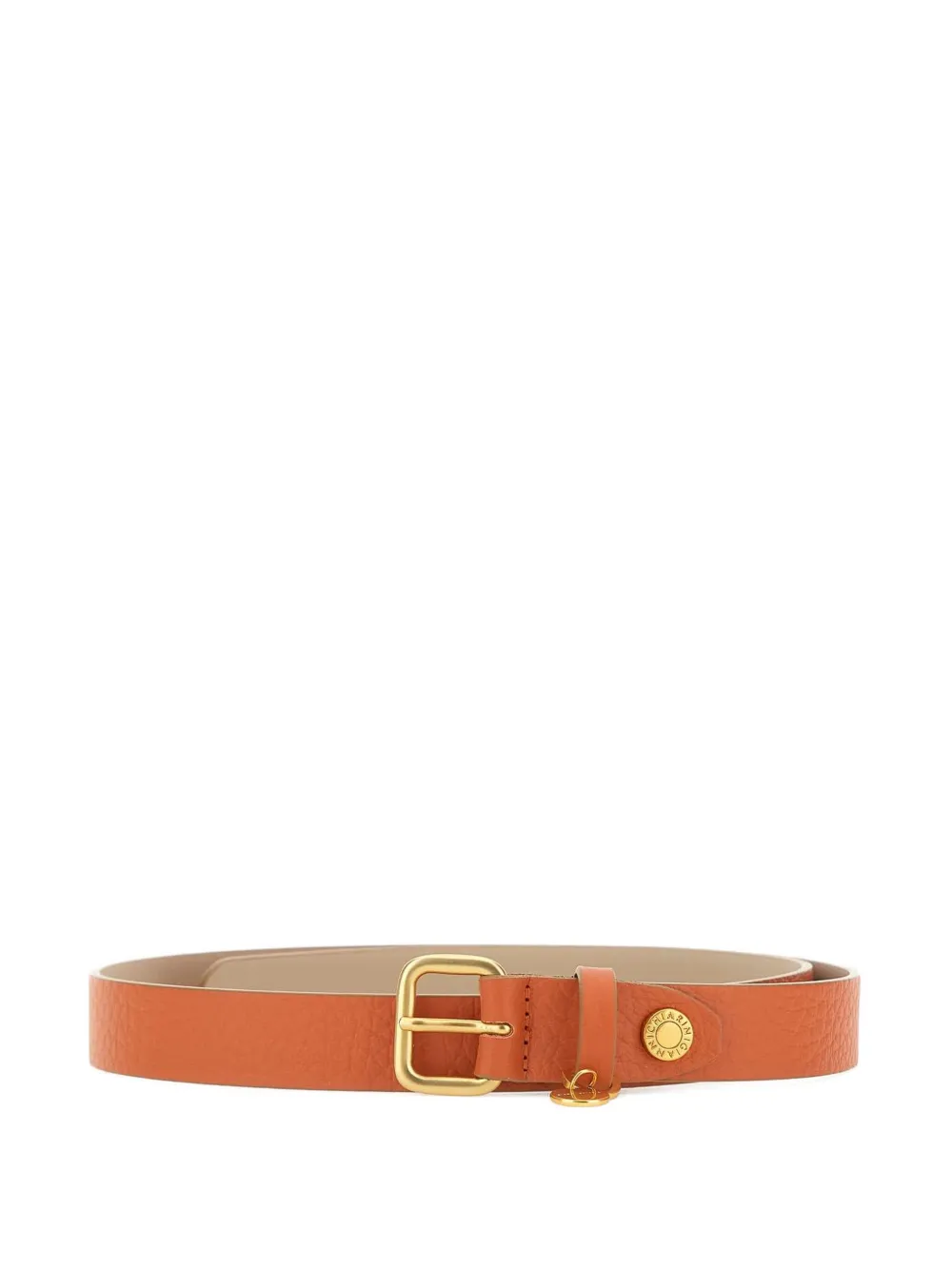 GIANNI CHIARINI Leren riem Oranje