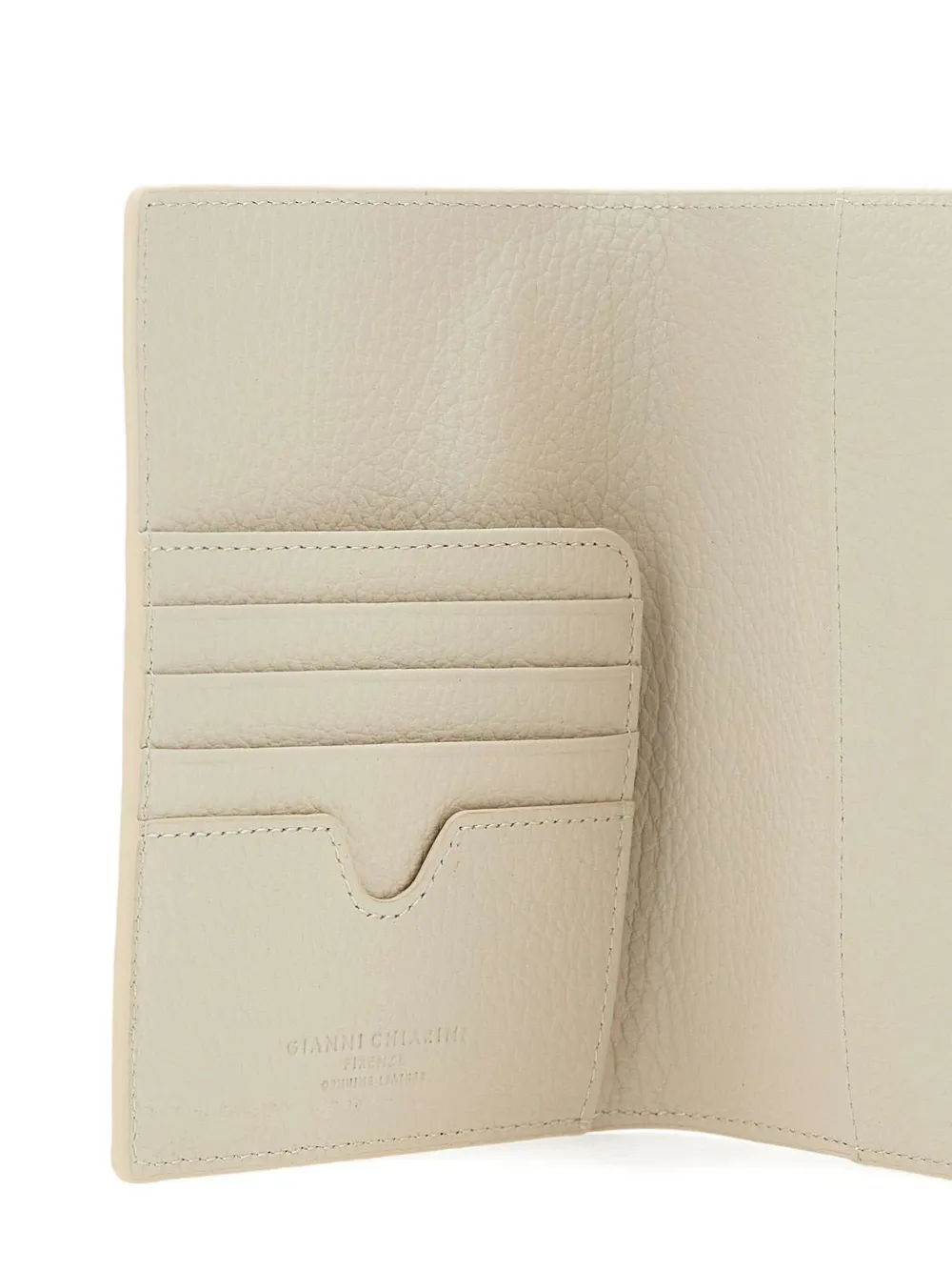 GIANNI CHIARINI Leren portemonnee Beige