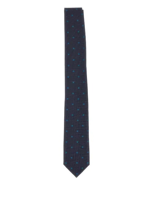 Barba cravate Barba en soie - Bleu - Barba - Modalova
