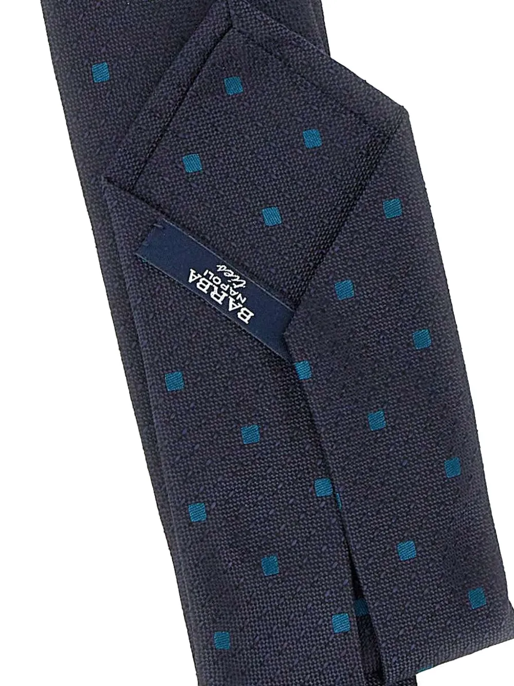 Barba zijden stropdas Blauw