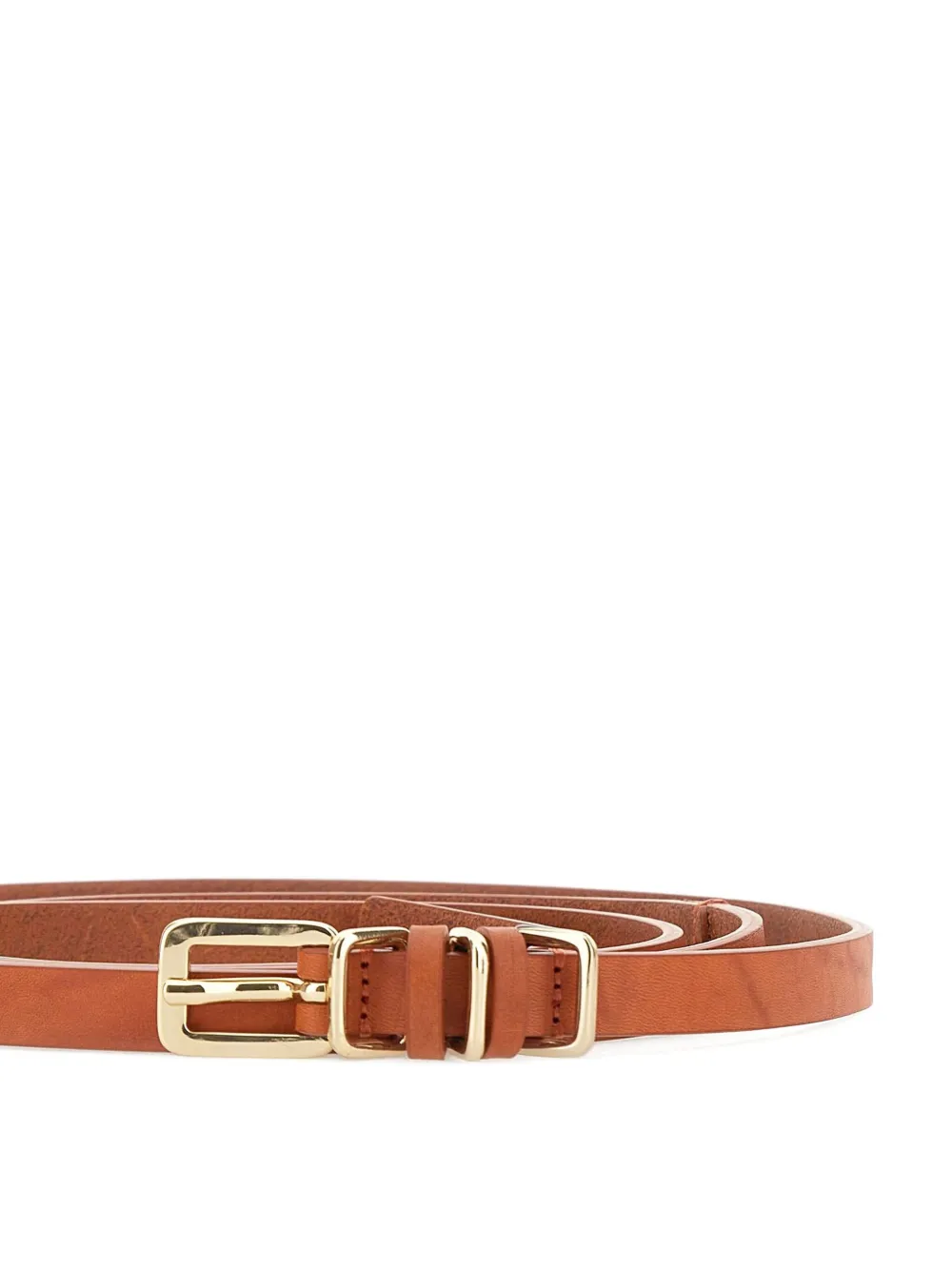 GIANNI CHIARINI Leren riem Bruin