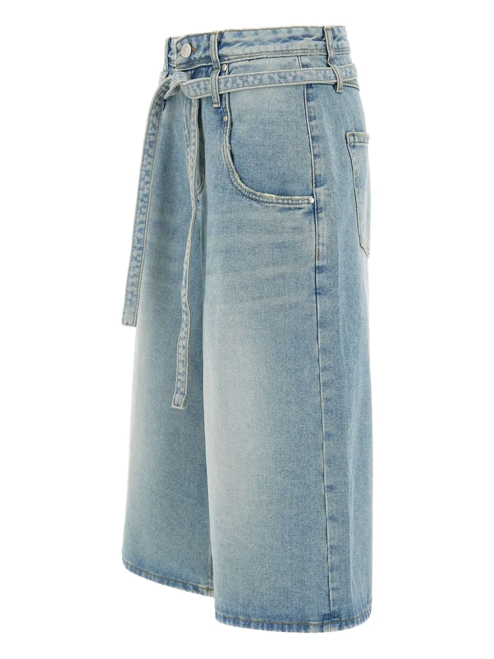 Low Classic Maxi-shorts Blauw