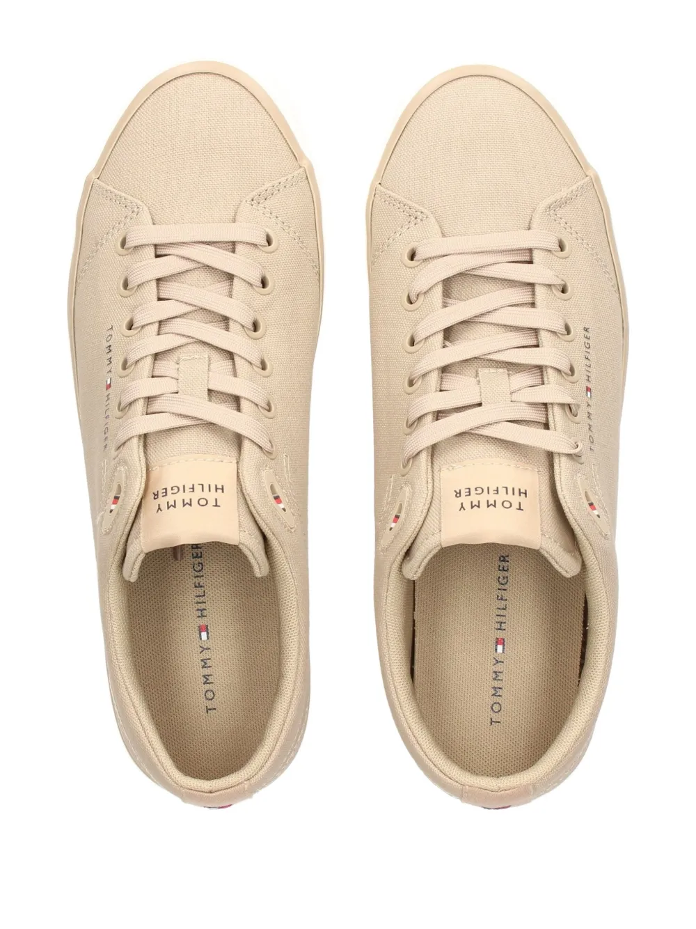 Tommy Hilfiger logo-print sneakers Neutrals