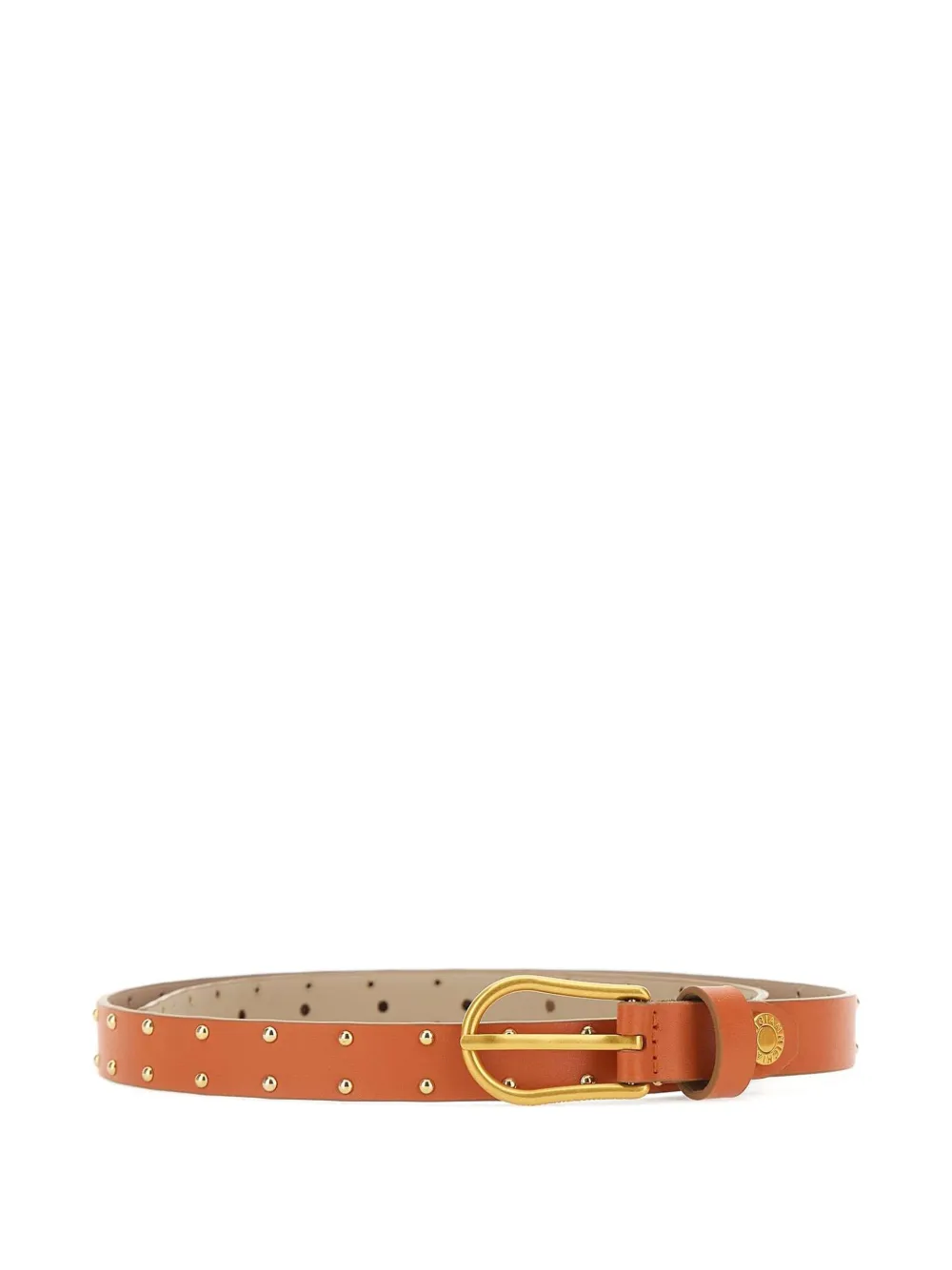 GIANNI CHIARINI Leren riem Oranje