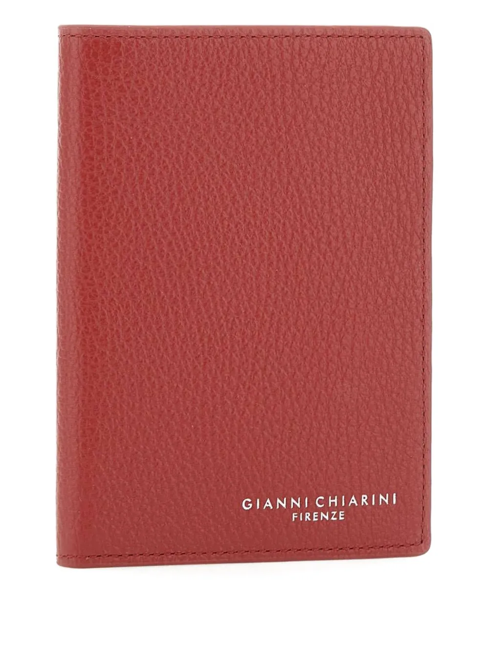 GIANNI CHIARINI Leren pasjeshouder Rood