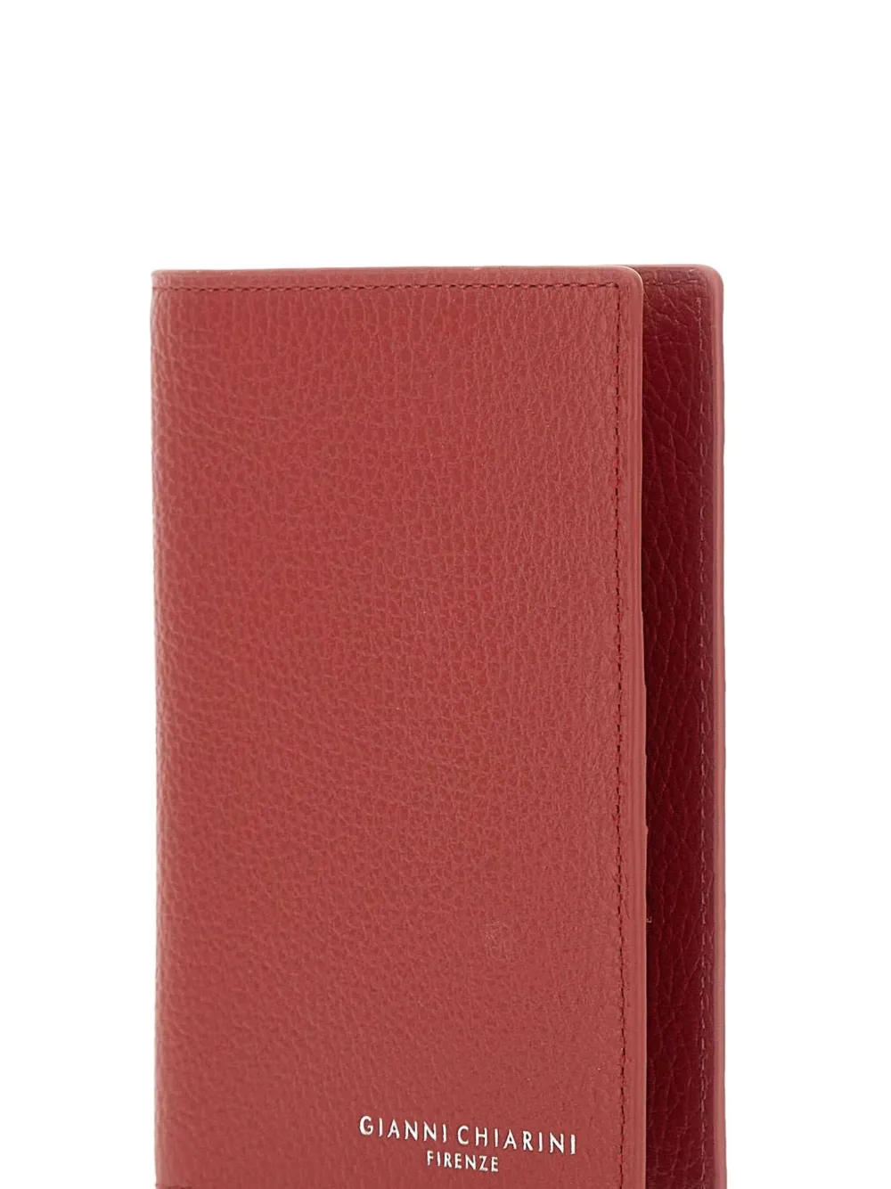 GIANNI CHIARINI Leren pasjeshouder Rood