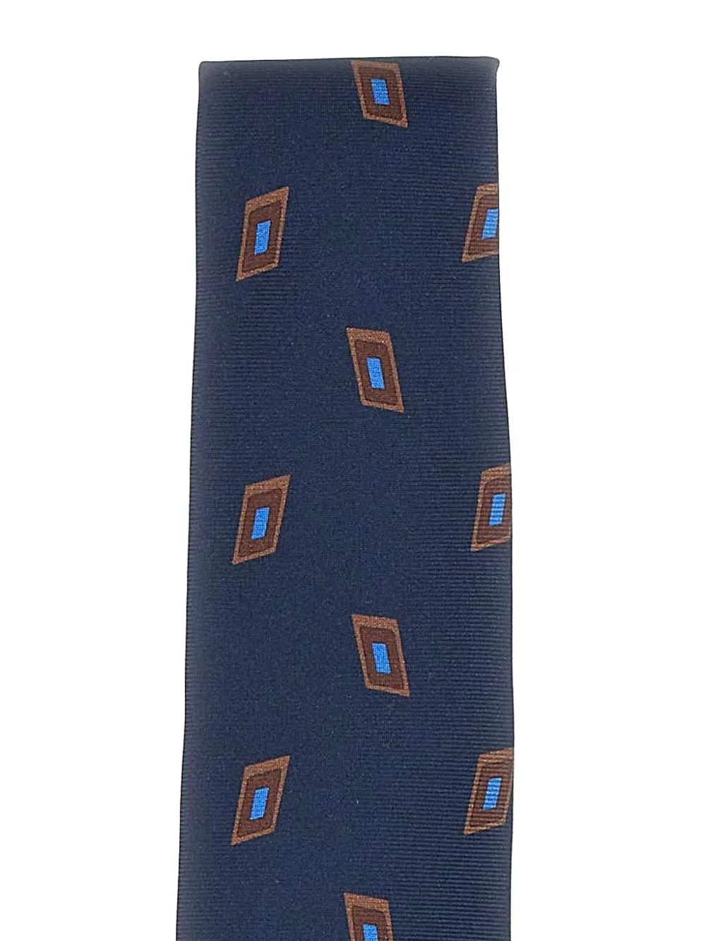 Barba zijden stropdas Blauw