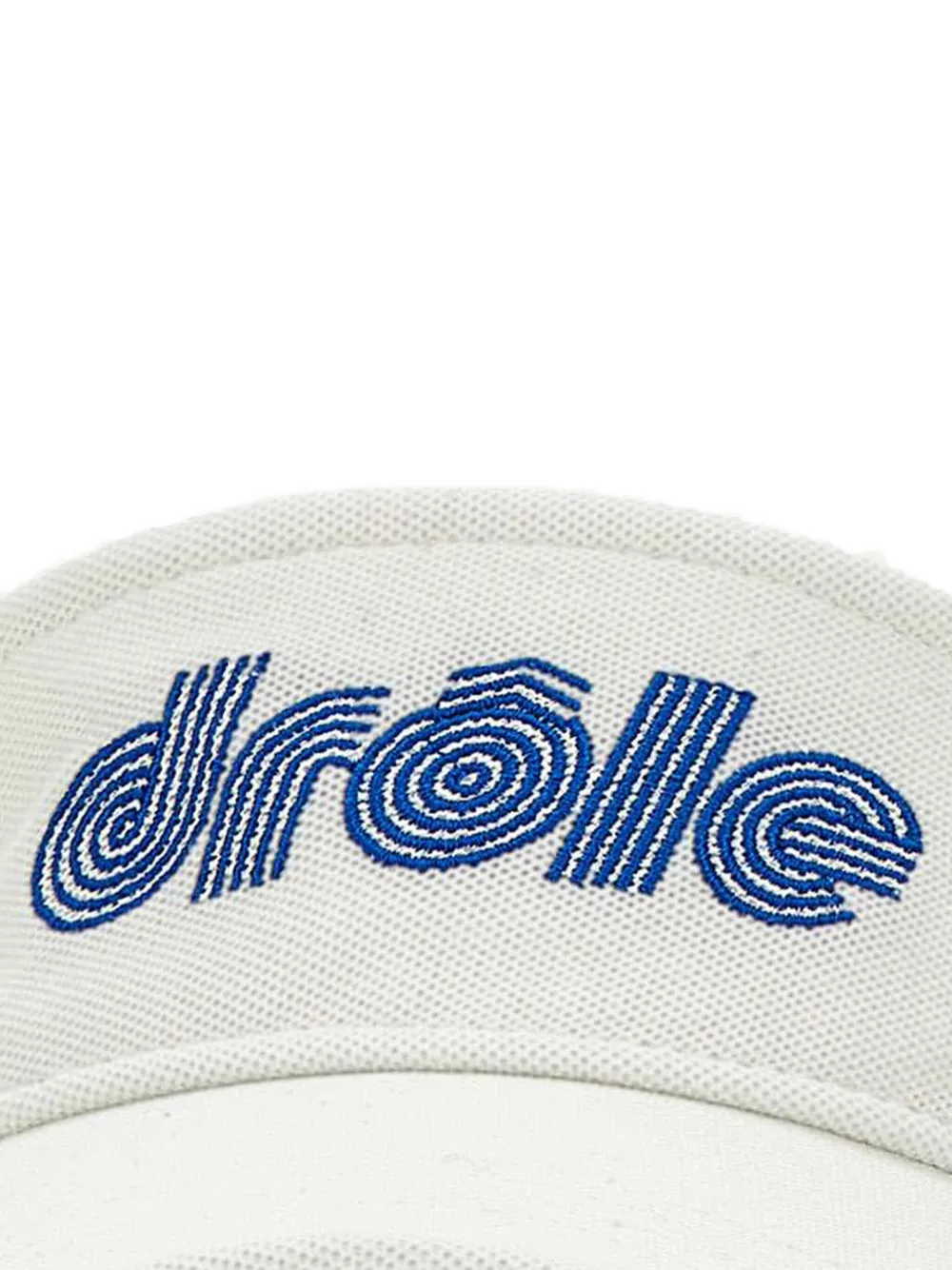 Drôle De Monsieur Katoenen zonneklep Beige