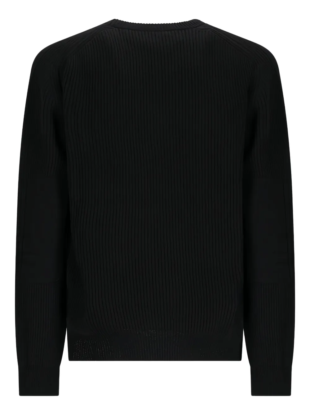 PT Torino english-rib round-neck sweater - Zwart