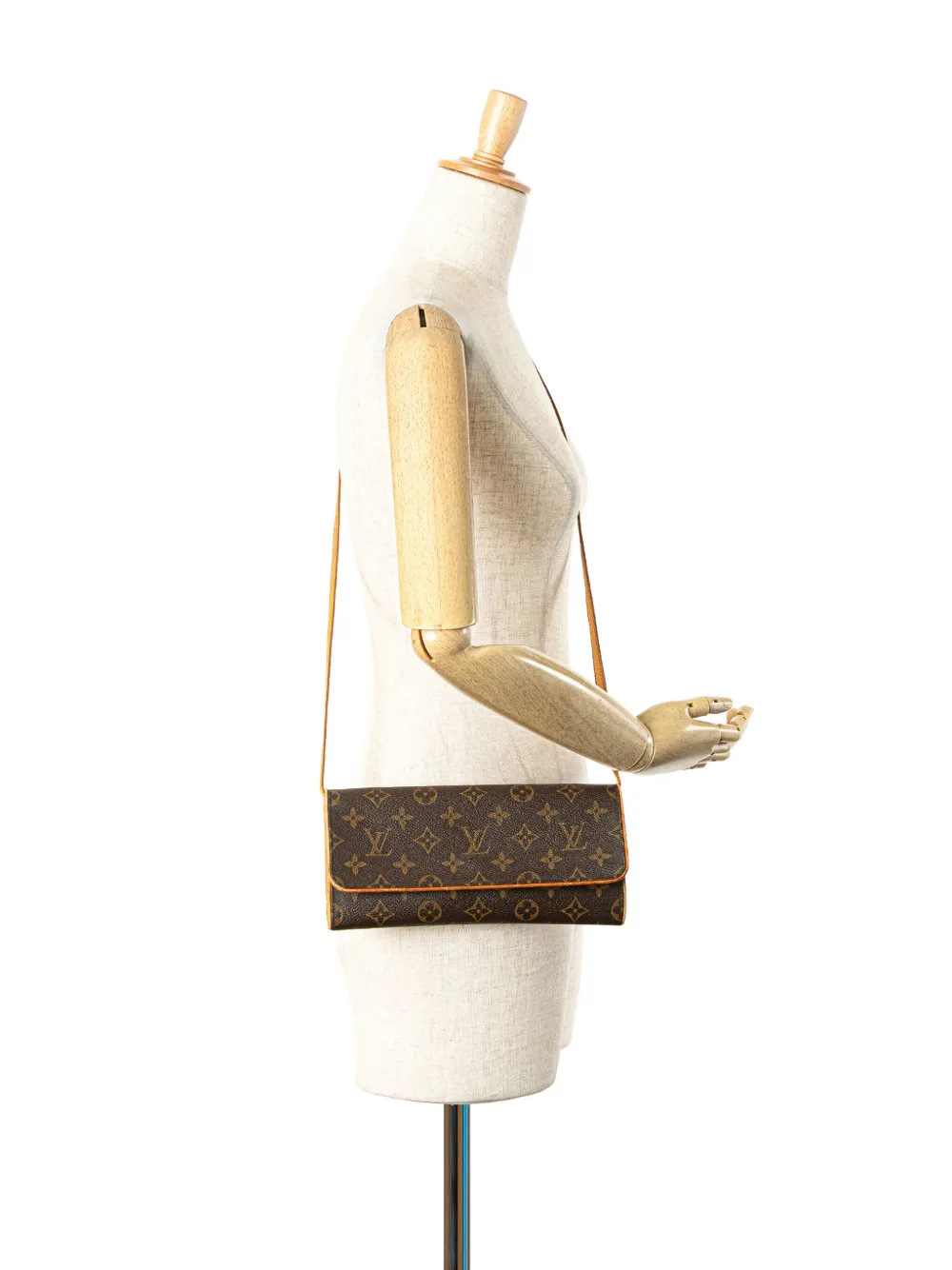 Louis Vuitton Pre-Owned Borsa a tracolla Pochette Twin GM con monogramma 2002 | Pre-owned | Image 2