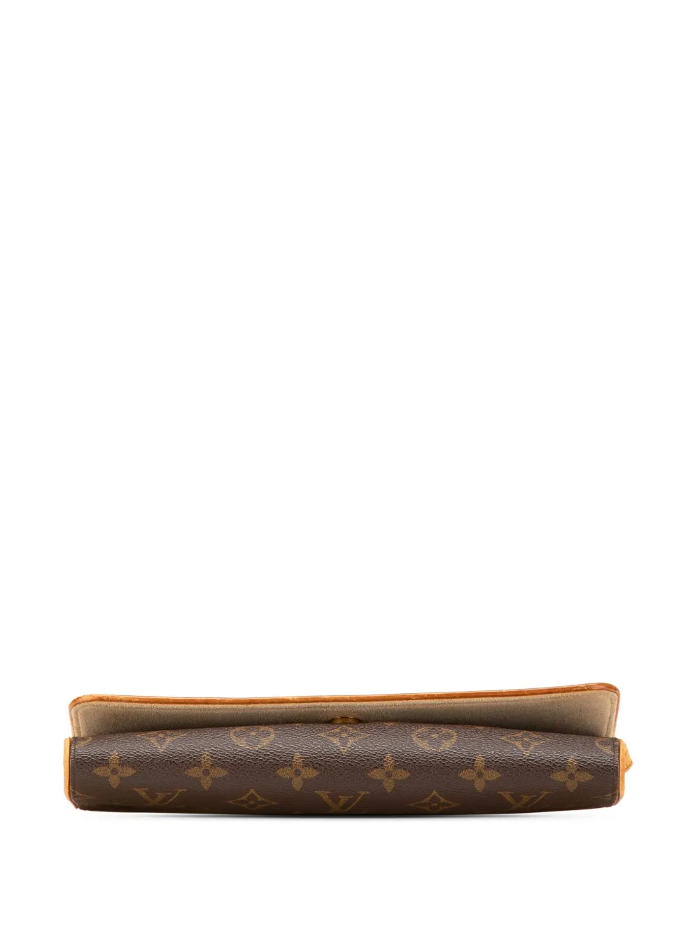 Pre-owned Louis Vuitton 2002 Monogram Pochette Twin Gm Crossbody Bag