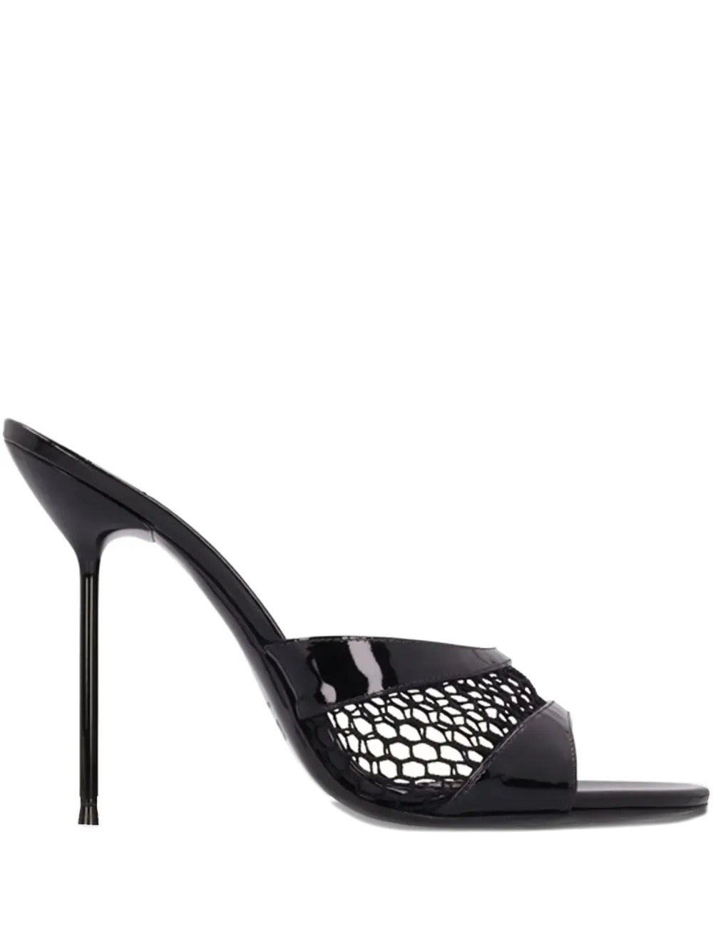 Paris Texas Lidia Mesh Mules In Black