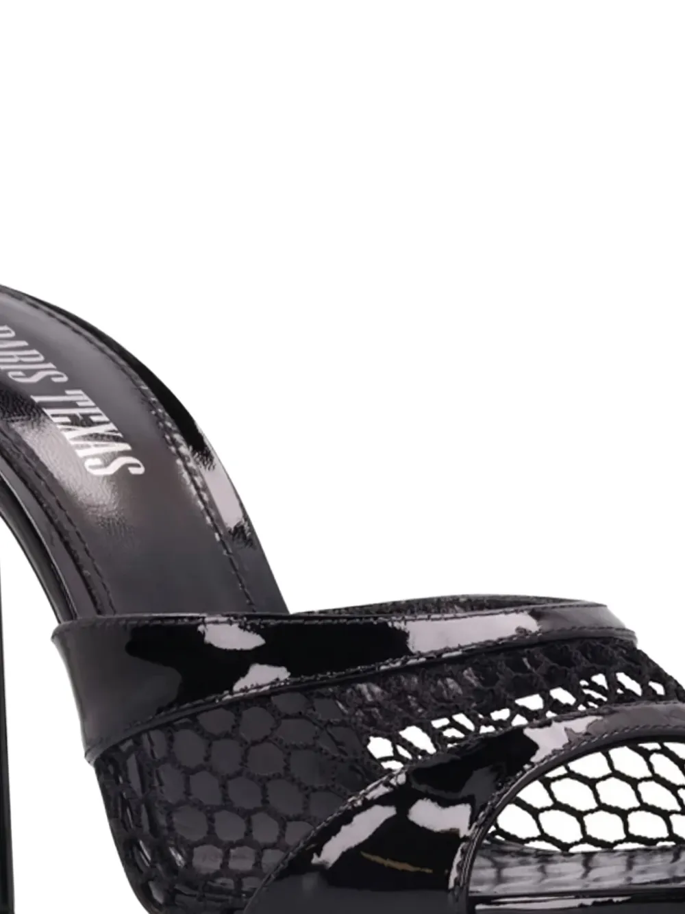 Paris Texas Lidia mesh muiltjes Zwart