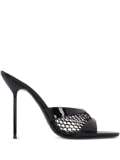 Paris Texas mules Lidia en mesh