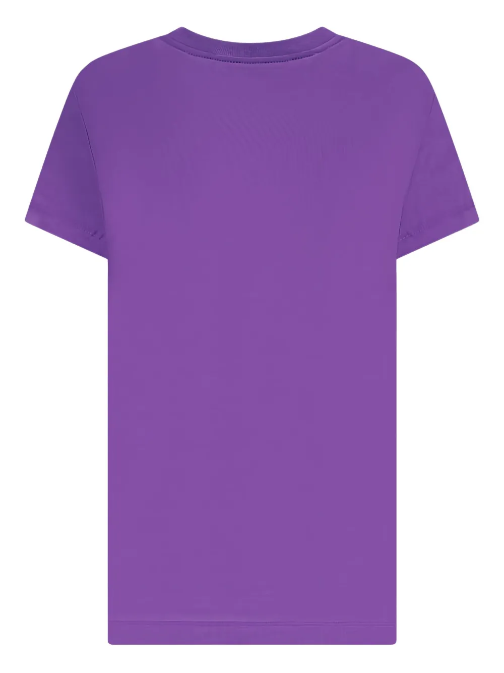 Max Mara T-shirt verfraaid met kristallen en logo Paars