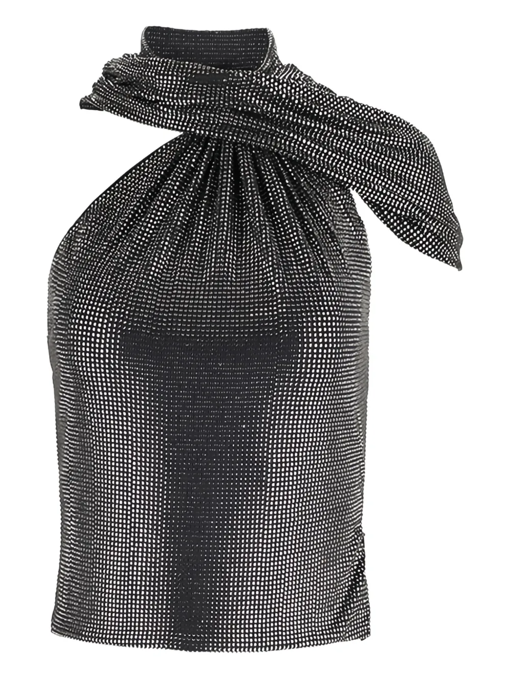 draped studded top