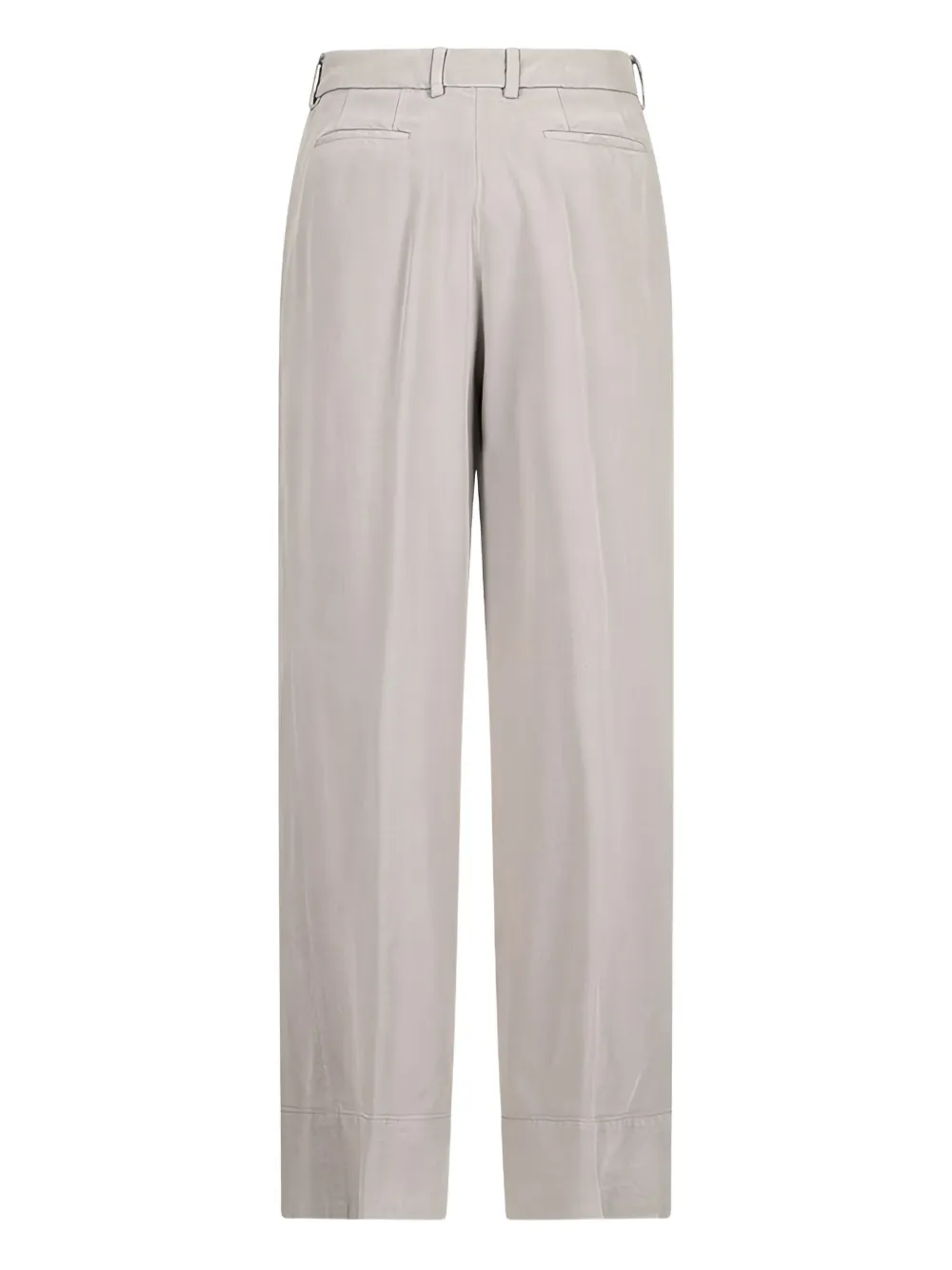 PT Torino pleated-detailing trousers - Grijs