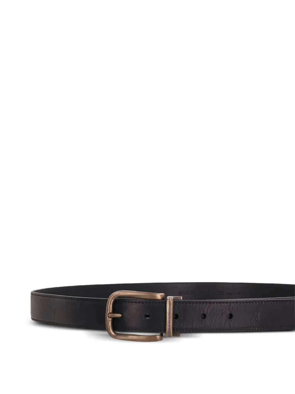 Dolce & Gabbana buckled leather belt - Zwart