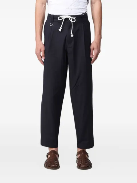Paolo Pecora drawstring pleated trousers